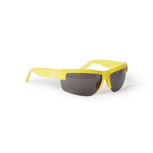 Off-White OERI068 TOLEDO - 1807 - 75 Okulary przeciwsłoneczne Żółty Kanciaste
