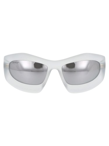 Off-White OERI075 KATOKA - 0072 - 62 Okulary przeciwsłoneczne Srebrny Kocie oczy