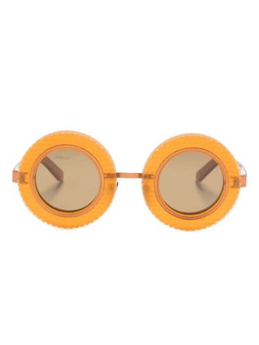 Off-White OERI100 CHICAGO - 2764 - 41 Okulary przeciwsłoneczne Brązowy Okrągły