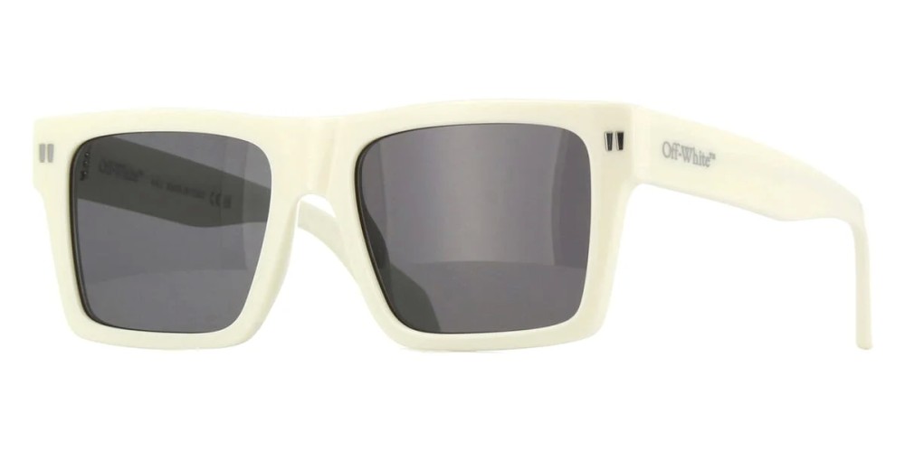 Off-White OERI109 LAWTON - 0107 - 54 Okulary przeciwsłoneczne Biały Kanciaste