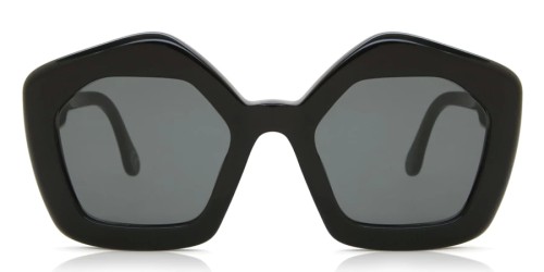 Marni RQ3 Laughing Waters Salty - 51 Okulary przeciwsłoneczne Czarny Kanciaste