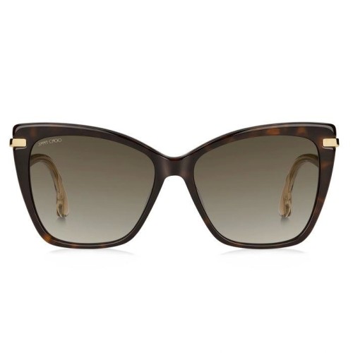 Jimmy Choo SELBY/G/S - 086HA - 57 Okulary przeciwsłoneczne Kocie oczy
