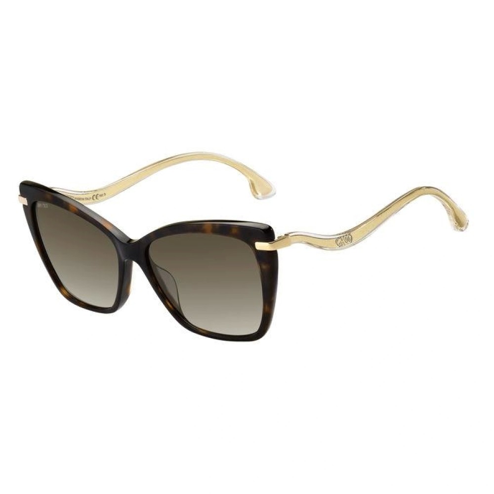 Jimmy Choo SELBY/G/S - 086HA - 57 Okulary przeciwsłoneczne Kocie oczy