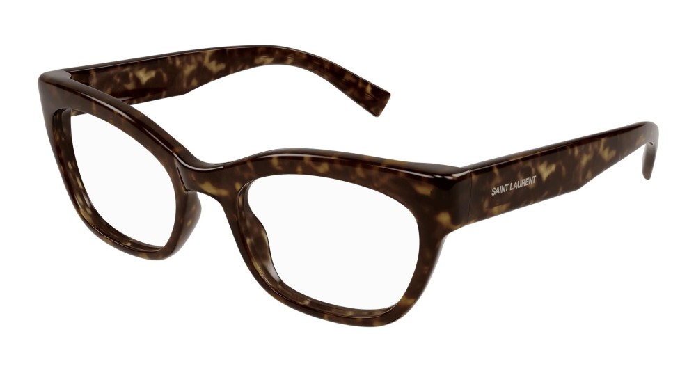 Saint Laurent SL643 - 006 - 54 Oprawki korekcyjne Havanna Kanciaste