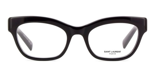 Saint Laurent SL643 - 001 - 52 Oprawki korekcyjne Czarny Kocie oczy