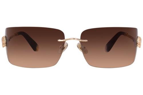 Philipp Plein SPP027S IRRESISTIBLE CANNES - 300Y Okulary przeciwsłoneczne Złoty Kanciaste