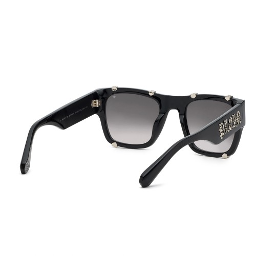 Philipp Plein SPP042W ICON - 0700 - 54 Okulary przeciwsłoneczne Czarny Kanciaste