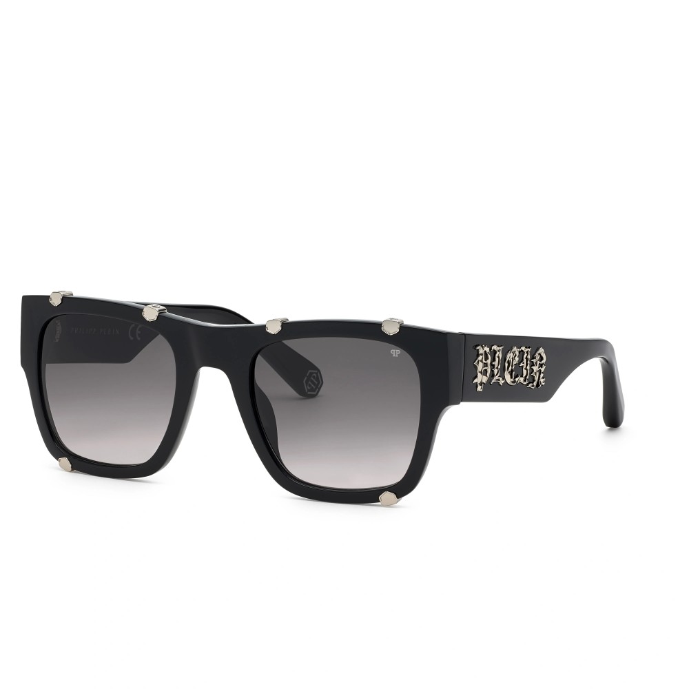 Philipp Plein SPP042W ICON - 0700 - 54 Okulary przeciwsłoneczne Czarny Kanciaste