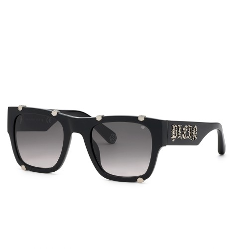 Philipp Plein SPP042W ICON - 0700 - 54 Okulary przeciwsłoneczne Czarny Kanciaste