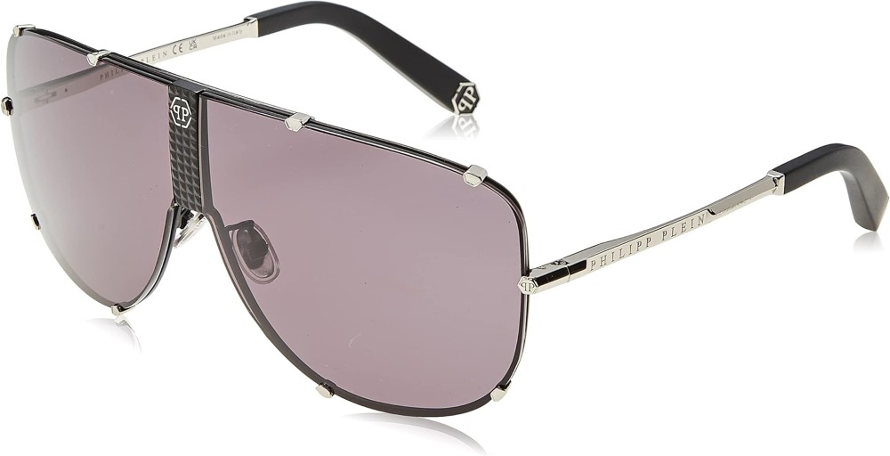 Philipp Plein SPP075 STUD - 0K07 - 69 Okulary przeciwsłoneczne Jednoszybowe
