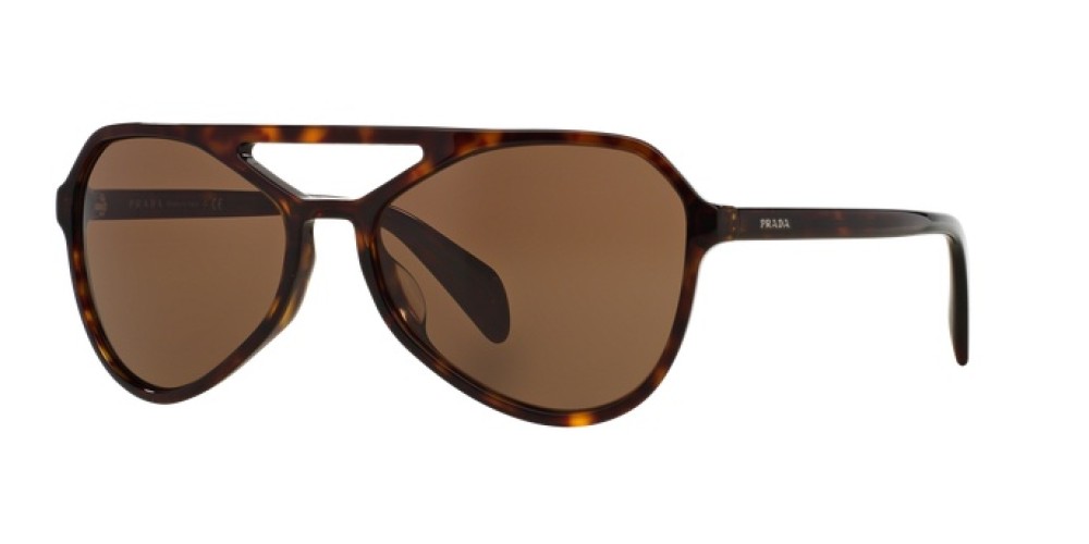 PRADA PR 22RS - 2AU8C1 - 58 Okulary przeciwsłoneczne Havanna Pilotki (aviator)