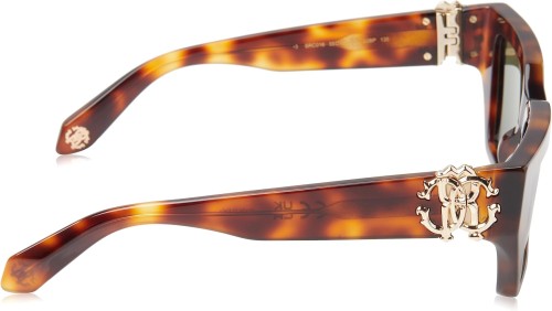 Roberto Cavalli SRC016 - 02BP - 55 Okulary przeciwsłoneczne Havanna Kocie oczy