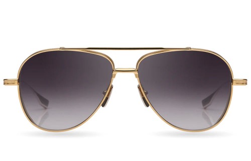 Dita SUBSYSTEM DTS141-A - 01 - 58 Okulary przeciwsłoneczne Złoty Pilotki (aviator)