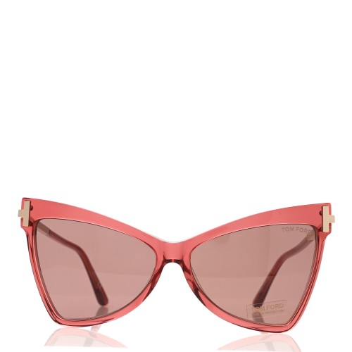 Tom Ford FT0767 TALLULAH - 72Y - 61 Okulary przeciwsłoneczne Różowy Kocie oczy