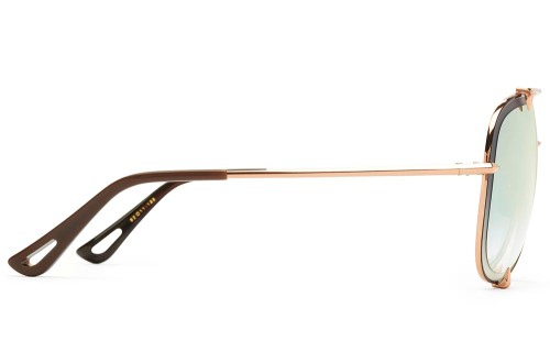 Dita TALON 23007 - F - 62 Okulary przeciwsłoneczne Różowe złoto Pilotki (aviator)