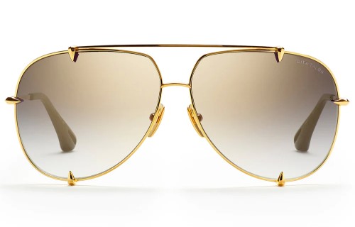 Dita TALON 23007 - D - 62 Okulary przeciwsłoneczne Złoty Pilotki (aviator)