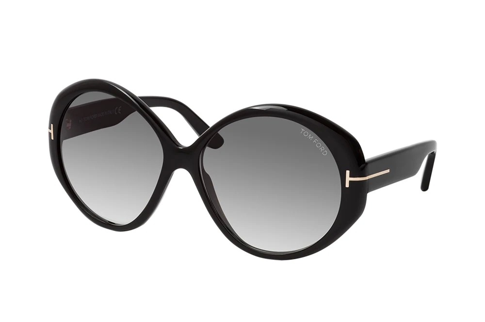 Tom Ford FT0848 TERRA - 01B - 63 Okulary przeciwsłoneczne Czarny Owalny