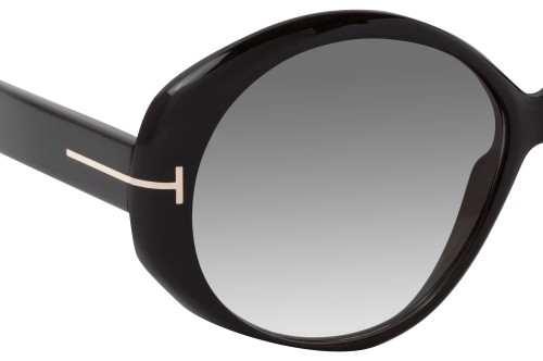 Tom Ford FT0848 TERRA - 01B - 63 Okulary przeciwsłoneczne Czarny Owalny