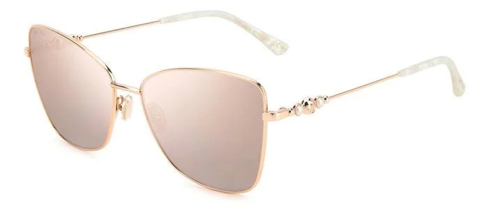 Jimmy Choo TESO/S - DDB2S - 59 Okulary przeciwsłoneczne Złoty Kocie oczy