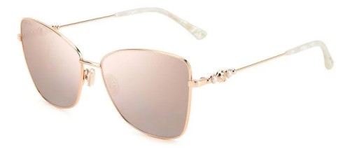 Jimmy Choo TESO/S - DDB2S - 59 Okulary przeciwsłoneczne Złoty Kocie oczy