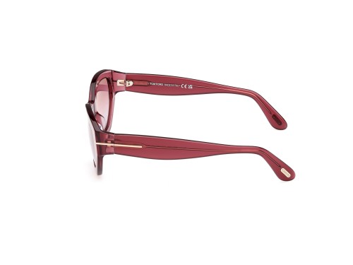 Tom Ford FT1086 PENNY - 66Y - 55 Okulary przeciwsłoneczne Różowy Kocie oczy