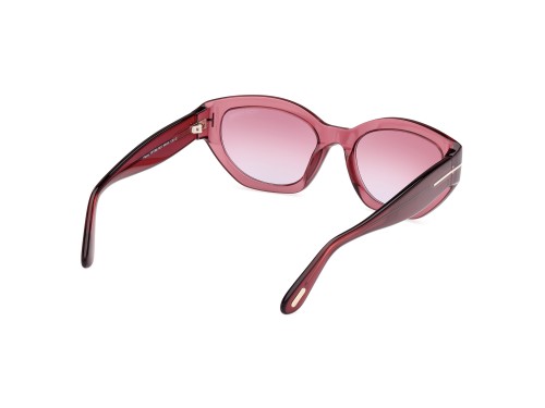 Tom Ford FT1086 PENNY - 66Y - 55 Okulary przeciwsłoneczne Różowy Kocie oczy