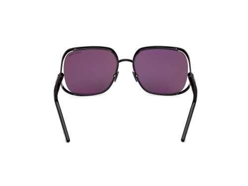 Tom Ford FT1092 GOLDIE - 01A - 60 Okulary przeciwsłoneczne Czarny Pillow (zaokrąglony)
