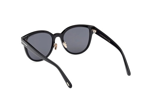 Tom Ford FT1137-K ECO - 01A - 55 Okulary przeciwsłoneczne Czarny Pillow (zaokrąglony)