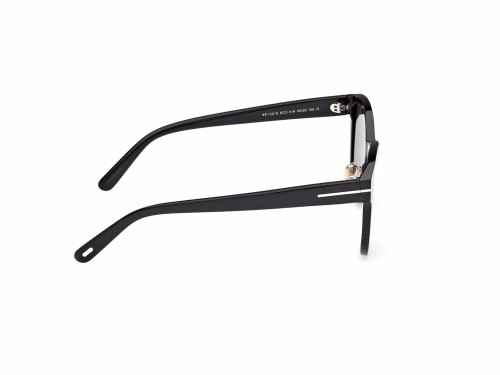 Tom Ford FT1137-K ECO - 01A - 55 Okulary przeciwsłoneczne Czarny Pillow (zaokrąglony)