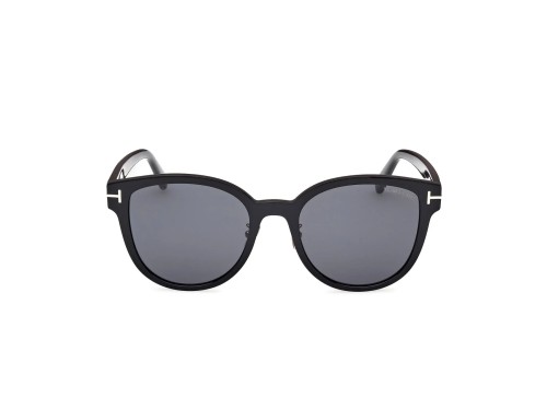 Tom Ford FT1137-K ECO - 01A - 55 Okulary przeciwsłoneczne Czarny Pillow (zaokrąglony)