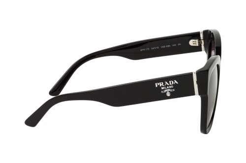 PRADA PR 17ZS - 1AB-06G - 53 Okulary przeciwsłoneczne Czarny Kocie oczy