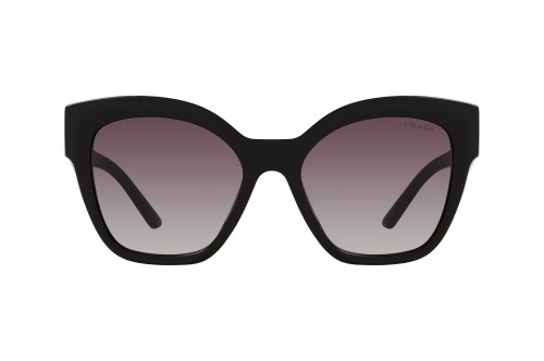 PRADA PR 17ZS - 1AB-06G - 53 Okulary przeciwsłoneczne Czarny Kocie oczy
