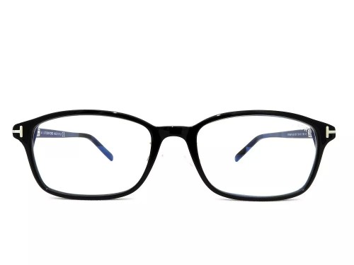 Tom Ford TF5647-D-B - 001 - 53 - Z SOCZEWKAMI Z FILTREM ŚWIATŁA NIEBIESKO-FIOLETOWEGO Oprawki korekcyjne Czarny Kanciaste