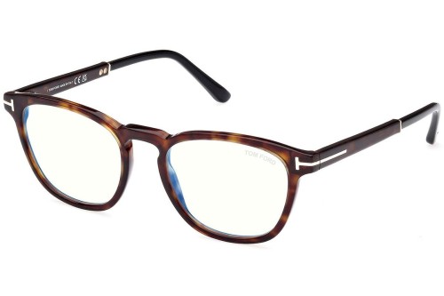 Tom Ford TF5890-B ECO - 056 - 51 Oprawki korekcyjne Havanna Zaokrąglony