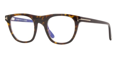 Tom Ford - Oprawki korekcyjne - TF5895-B ECO - 052 - 51 - Z SOCZEWKAMI Z FILTREM ŚWIATŁA NIEBIESKO-FIOLETOWEGO