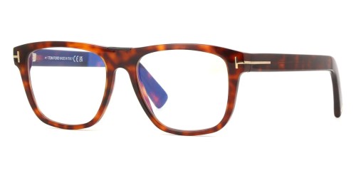 Tom Ford - Oprawki korekcyjne - TF5902-B ECO - 054 - 54 - Z SOCZEWKAMI Z FILTREM ŚWIATŁA NIEBIESKO-FIOLETOWEGO