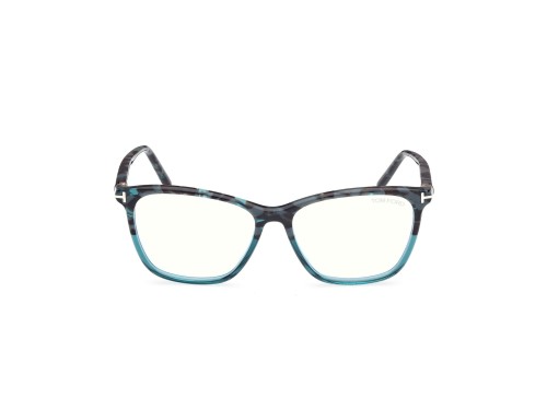 Tom Ford TF5989-F-B - 055 - 55 - Z SOCZEWKAMI Z FILTREM ŚWIATŁA NIEBIESKO-FIOLETOWEGO Oprawki korekcyjne Kanciaste