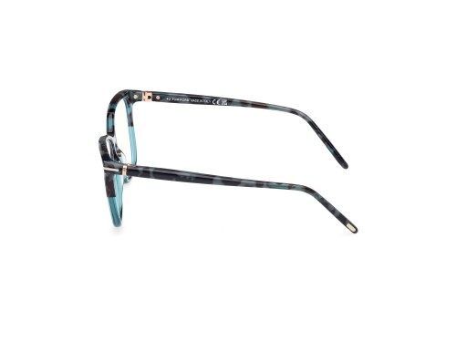 Tom Ford TF5989-F-B - 055 - 55 - Z SOCZEWKAMI Z FILTREM ŚWIATŁA NIEBIESKO-FIOLETOWEGO Oprawki korekcyjne Kanciaste