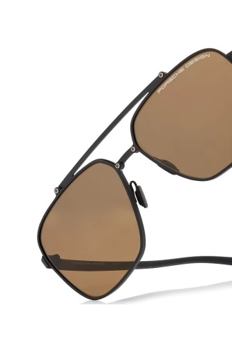 Porsche Design P8937 - A - 59 Okulary przeciwsłoneczne Czarny Pilotki (aviator)