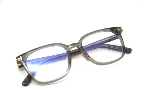 Tom Ford TF5998-K-B - 020 - 51 - Z SOCZEWKAMI Z FILTREM ŚWIATŁA NIEBIESKO-FIOLETOWEGO Oprawki korekcyjne Szary Pillow (zaokrąglony)
