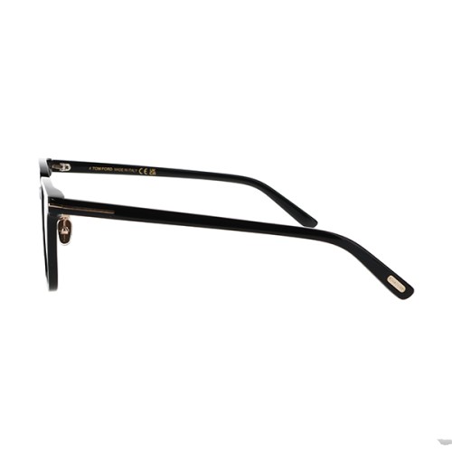 Tom Ford TF5998-K-B ECO - 001 - 51 - Z SOCZEWKAMI Z FILTREM ŚWIATŁA NIEBIESKO-FIOLETOWEGO Oprawki korekcyjne Czarny Pillow (zaokrąglony)