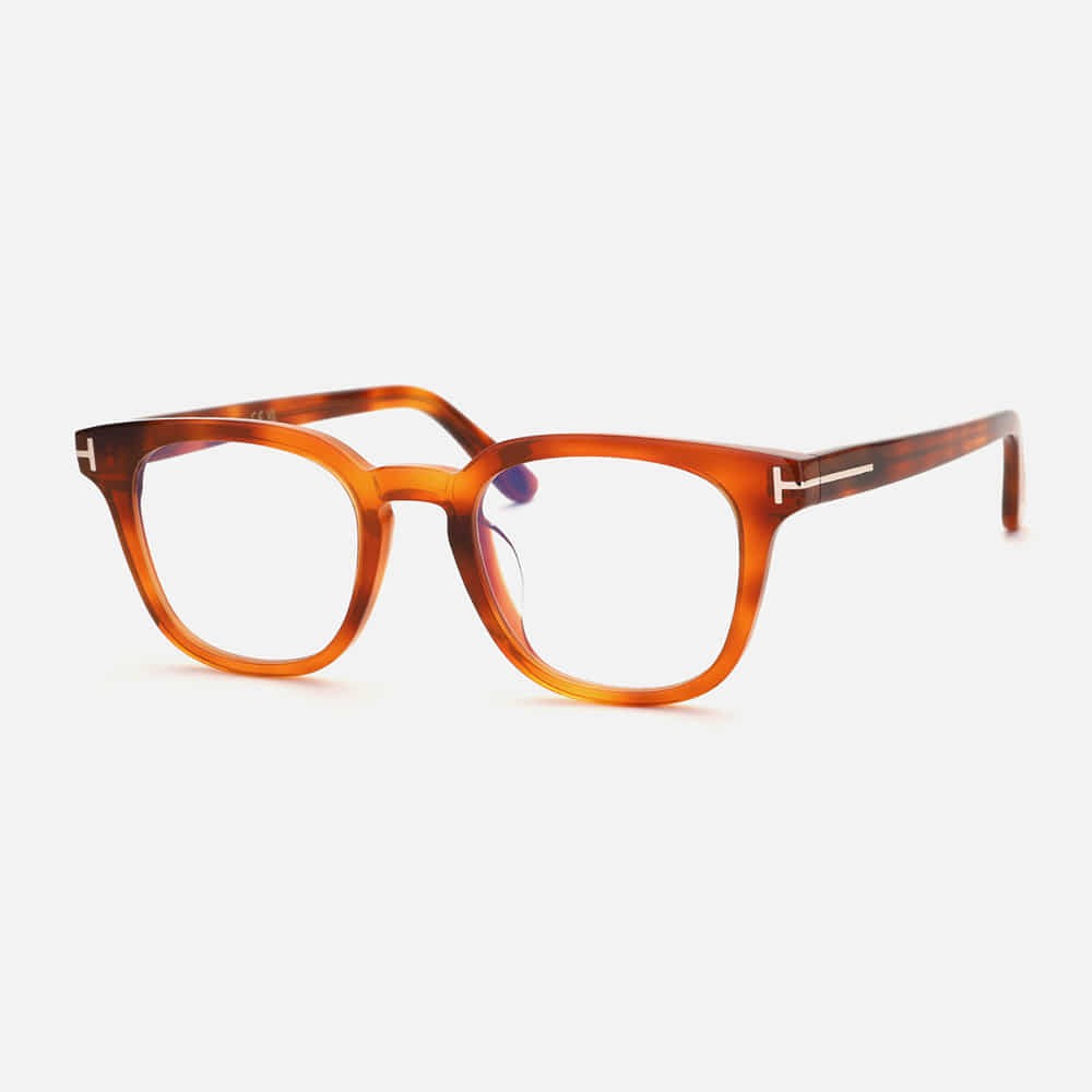 Tom Ford TF5999-K-B - 053 - 49 - Z SOCZEWKAMI Z FILTREM ŚWIATŁA NIEBIESKO-FIOLETOWEGO Oprawki korekcyjne Havanna Kanciaste