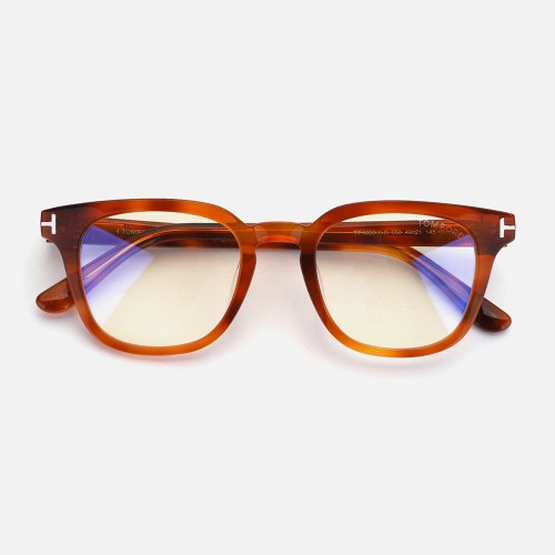 Tom Ford TF5999-K-B - 053 - 49 - Z SOCZEWKAMI Z FILTREM ŚWIATŁA NIEBIESKO-FIOLETOWEGO Oprawki korekcyjne Havanna Kanciaste
