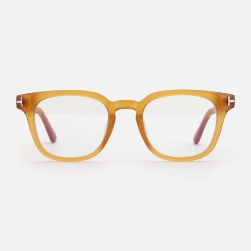 Tom Ford TF5999-K-B ECO 49 - 047 - 49 - Z SOCZEWKAMI Z FILTREM ŚWIATŁA NIEBIESKO-FIOLETOWEGO Oprawki korekcyjne Brązowy Kanciaste