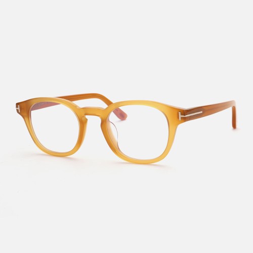 Tom Ford TF6000-K-B ECO - 047 - 49 - Z SOCZEWKAMI Z FILTREM ŚWIATŁA NIEBIESKO-FIOLETOWEGO Oprawki korekcyjne Brązowy Pillow (zaokrąglony)