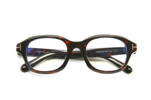 Tom Ford TF6005-D-B - 052 - 51 - Z SOCZEWKAMI Z FILTREM ŚWIATŁA NIEBIESKO-FIOLETOWEGO Oprawki korekcyjne Kanciaste