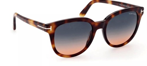 Tom Ford FT0914 OLIVIA-02 - 53P - 54 Okulary przeciwsłoneczne Havanna Pillow (zaokrąglony)