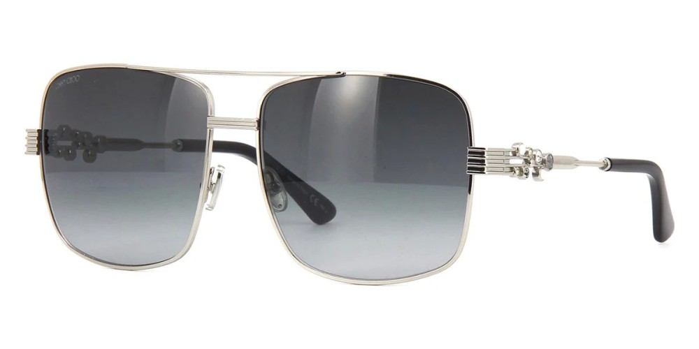 Jimmy Choo TONIA/S - 2F79O - 61 Okulary przeciwsłoneczne Srebrny Pilotki (aviator)