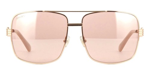 Jimmy Choo TONIA/S - BKU2S - 61 Okulary przeciwsłoneczne Różowe złoto Pilotki (aviator)