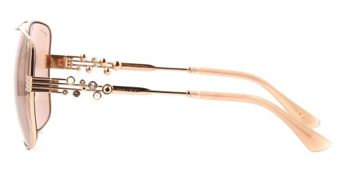Jimmy Choo TONIA/S - BKU2S - 61 Okulary przeciwsłoneczne Różowe złoto Pilotki (aviator)